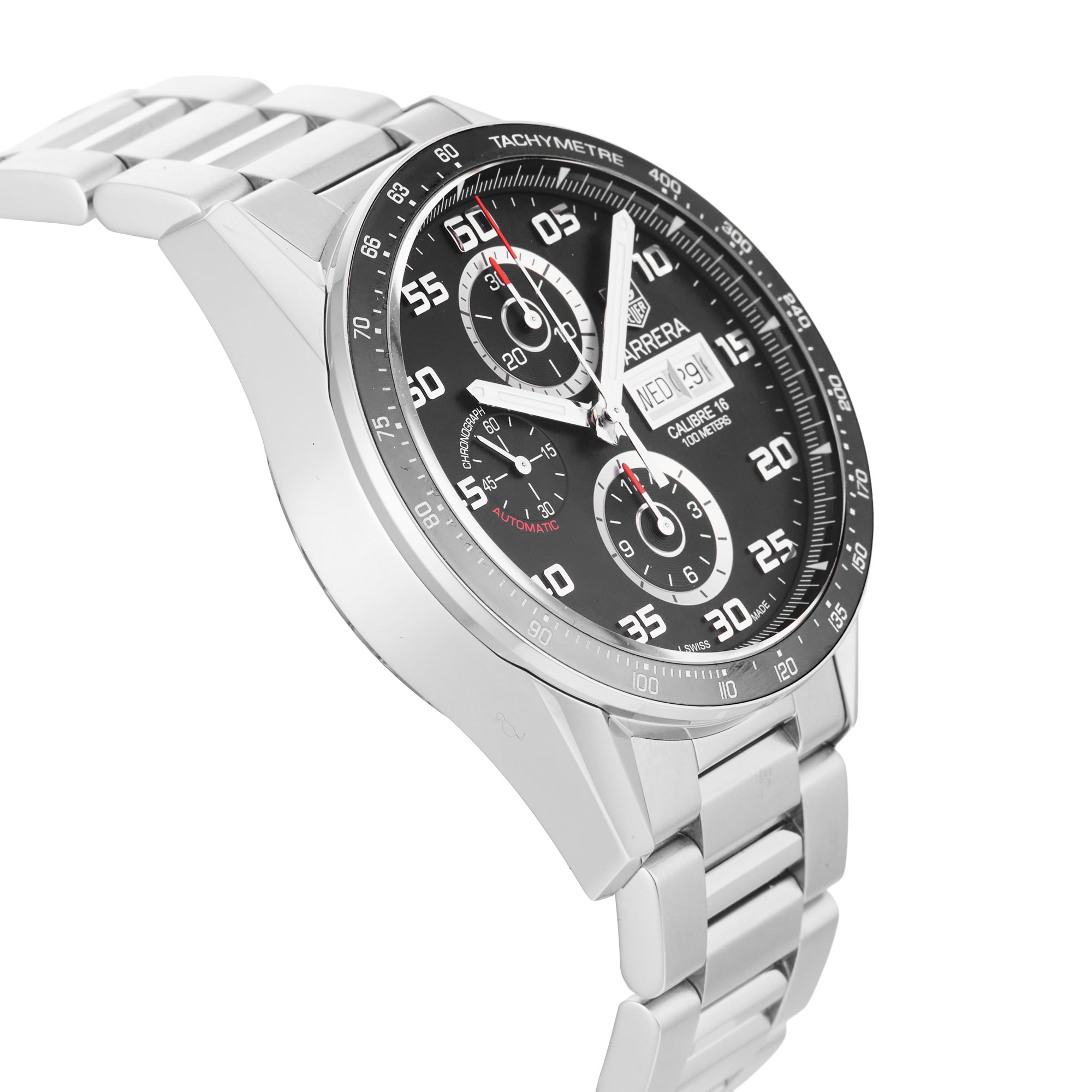 Pre-Owned TAG Heuer Carrera 43mm Stainless Steel Pre-Owned TAG Heuer Carrera 43mm Stainless Steel