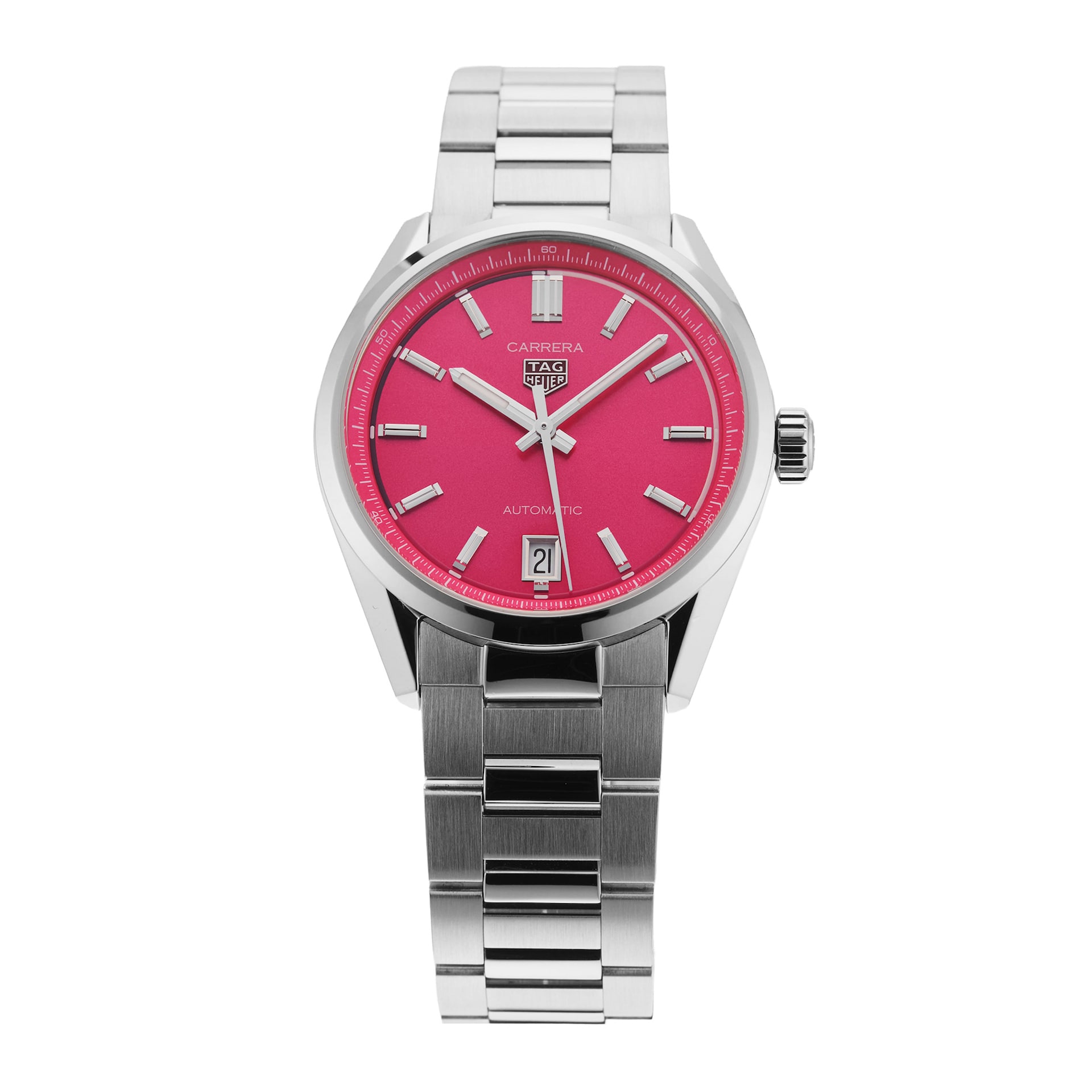 Pre-Owned TAG Heuer Carrera Date 36mm Stainless Steel Pre-Owned TAG Heuer Carrera Date 36mm Stainless Steel