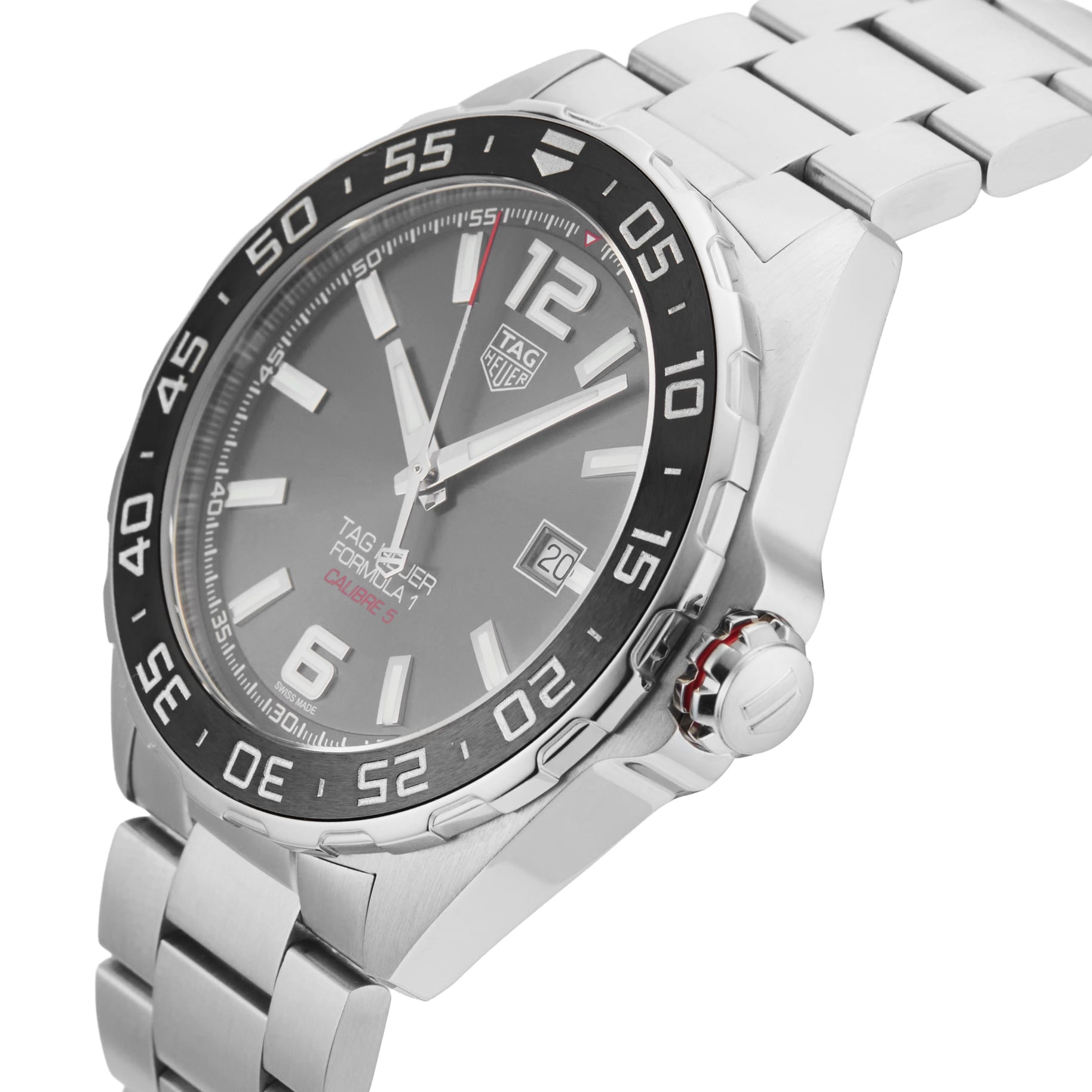 Pre-Owned TAG Heuer Formula 1 Date Automatic 43mm Stainless Steel