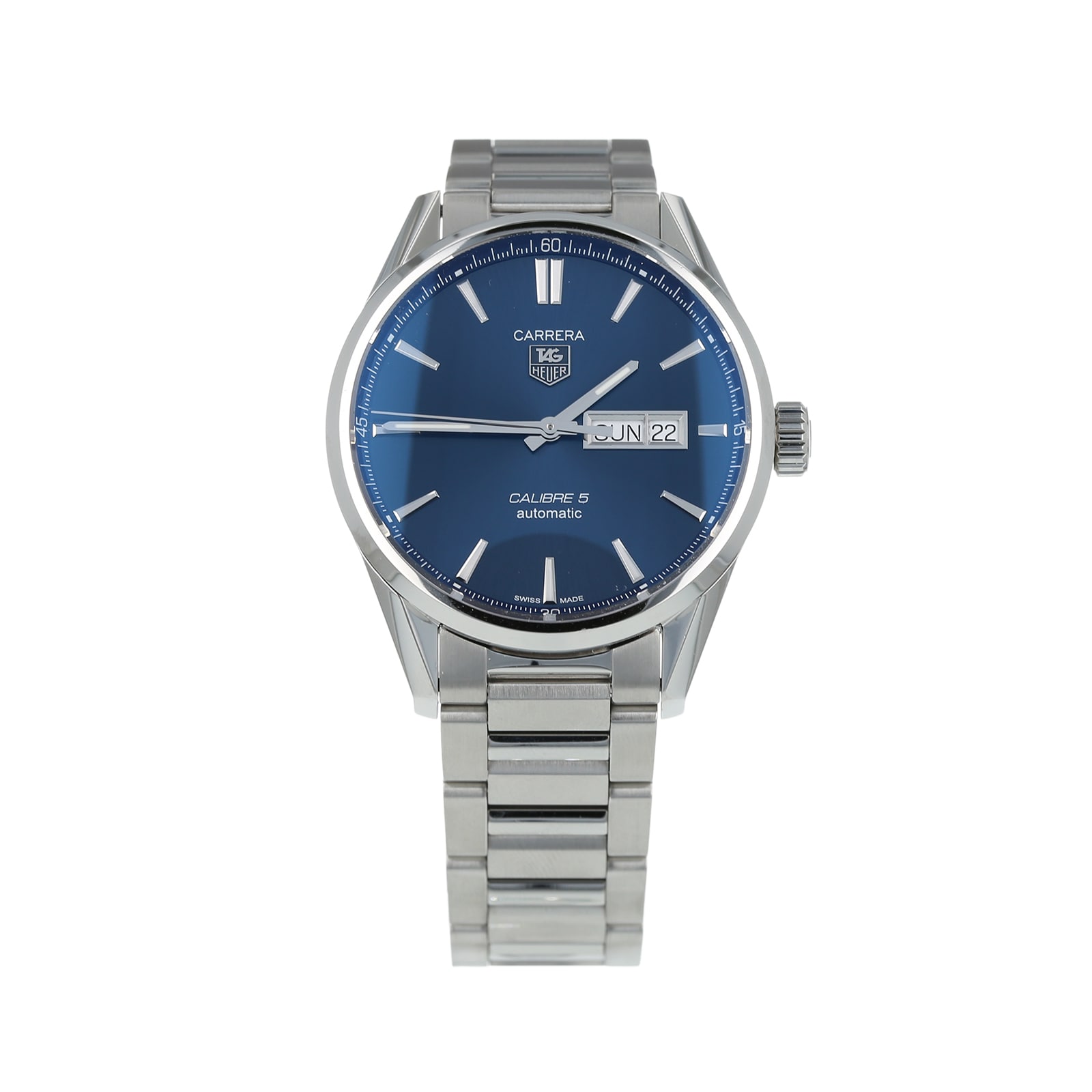 Pre-Owned TAG Heuer Carrera Calibre 5 Mens Watch WAR201E.BA0723