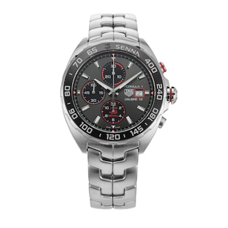 Pre-Owned TAG Heuer Formula 1 Chronograph X Senna 44mm Stainless Steel CAZ201D.BA0633