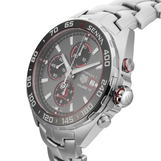 Pre-Owned TAG Heuer Formula 1 Chronograph X Senna 44mm Stainless Steel CAZ201D.BA0633