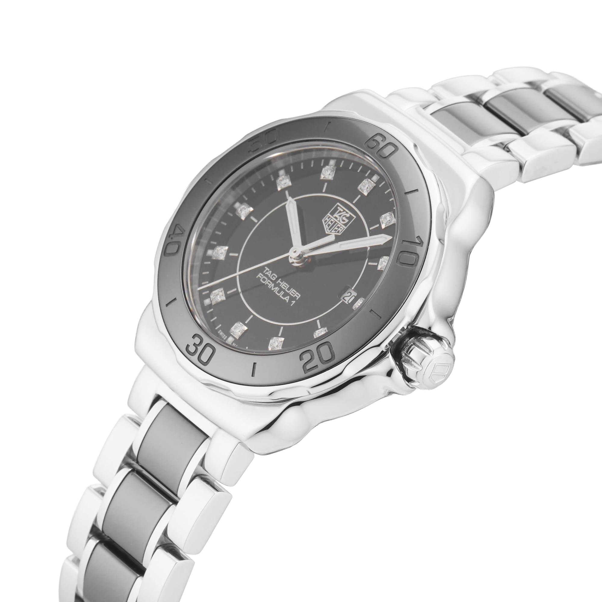 Pre-Owned TAG Heuer Formula 1 32mm Stainless Steel and Ceramic Pre-Owned TAG Heuer Formula 1 32mm Stainless Steel and Ceramic