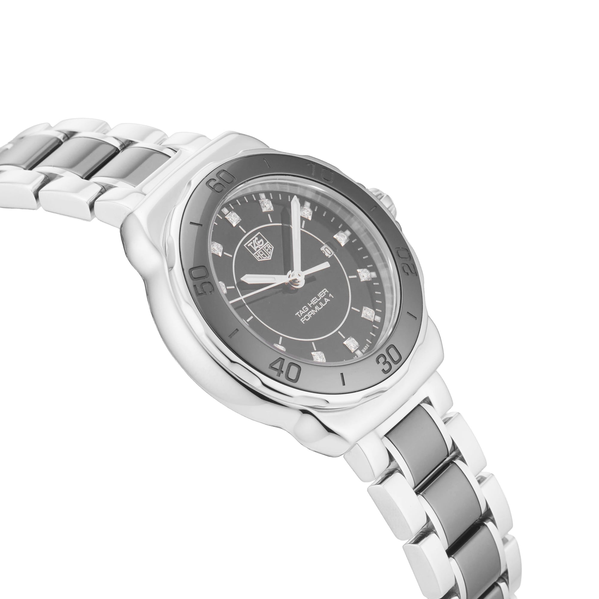 Pre-Owned TAG Heuer Formula 1 32mm Stainless Steel and Ceramic Pre-Owned TAG Heuer Formula 1 32mm Stainless Steel and Ceramic