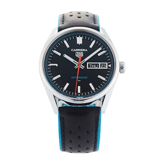 Pre-Owned TAG Heuer Carrera Day-Date 41mm Stainless Steel Pre-Owned TAG Heuer Carrera Day-Date 41mm Stainless Steel