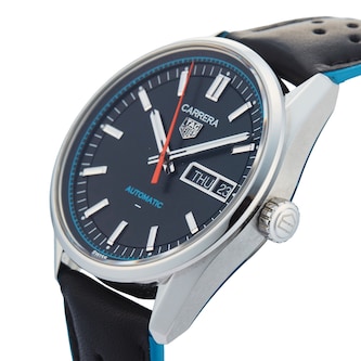 Pre-Owned TAG Heuer Carrera Day-Date 41mm Stainless Steel Pre-Owned TAG Heuer Carrera Day-Date 41mm Stainless Steel