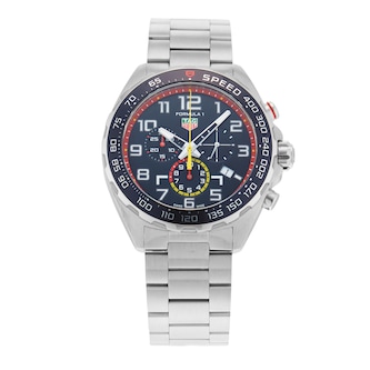 Pre-Owned TAG Heuer Formula 1 Chronograph X Red Bull Racing 43mm Stainless Steel CAZ101AL.BA0842