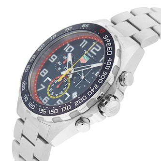 Pre-Owned TAG Heuer Formula 1 Chronograph X Red Bull Racing 43mm Stainless Steel CAZ101AL.BA0842