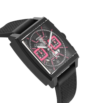 Pre-Owned TAG Heuer Monaco Chronograph 39mm Titanium and DLC Coated