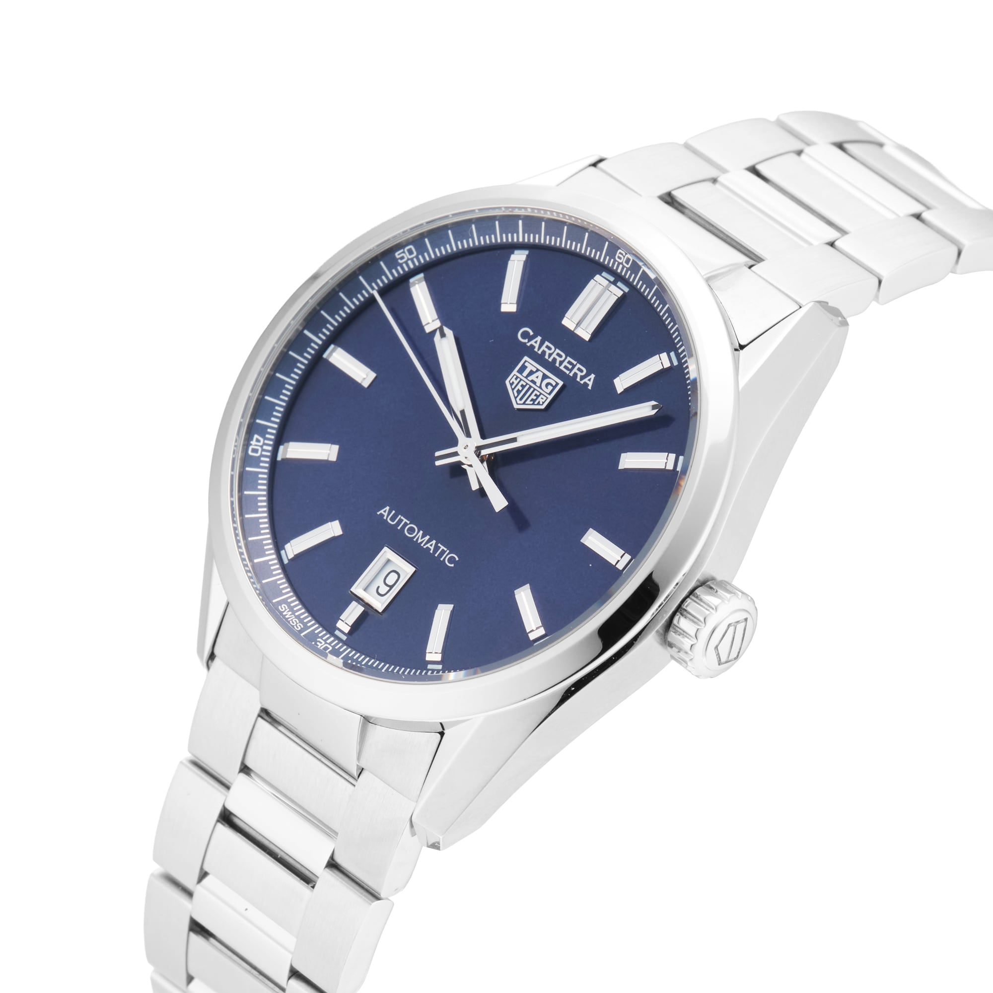 Pre-Owned TAG Heuer Carrera 39mm Stainless Steel Pre-Owned TAG Heuer Carrera 39mm Stainless Steel