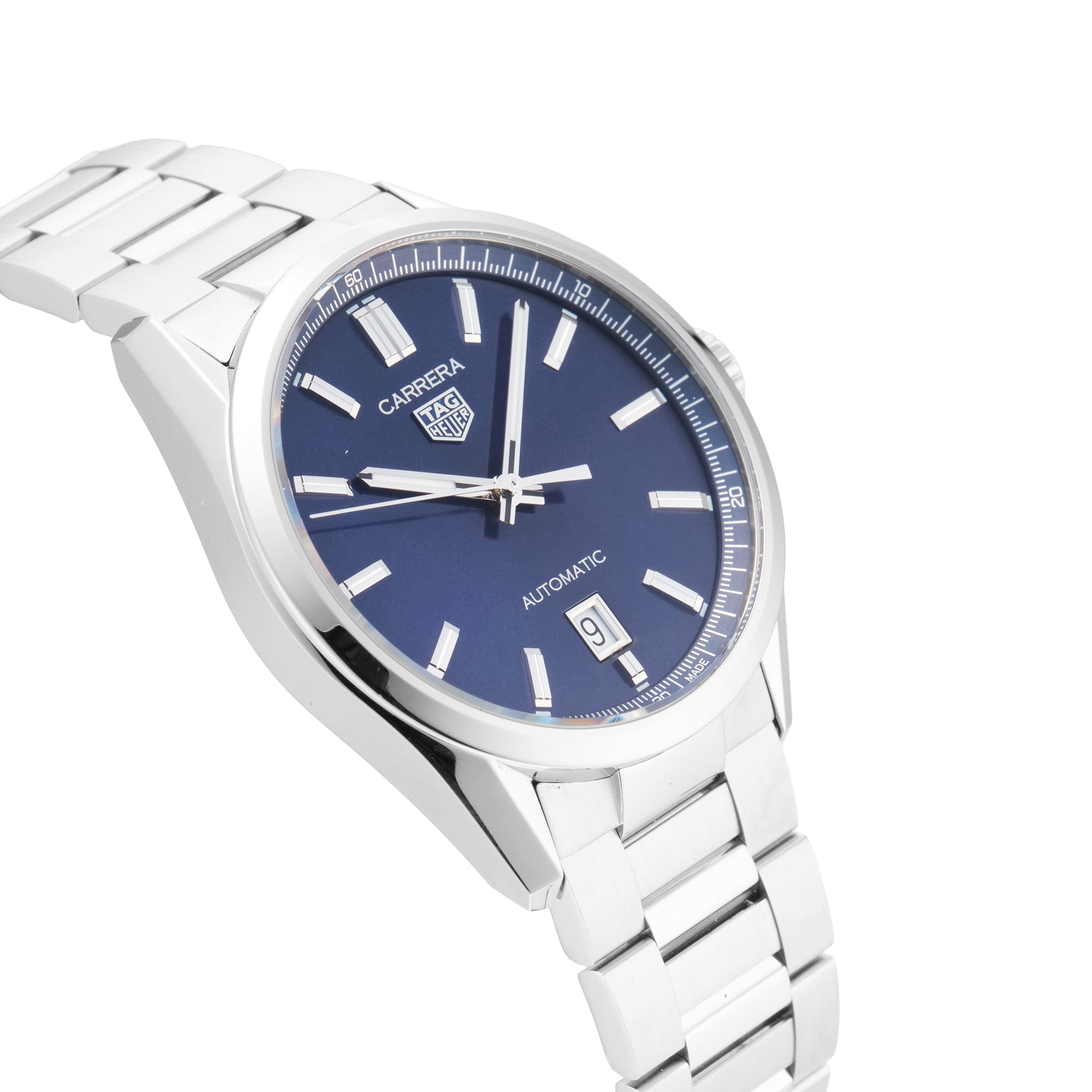 Pre-Owned TAG Heuer Carrera 39mm Stainless Steel Pre-Owned TAG Heuer Carrera 39mm Stainless Steel