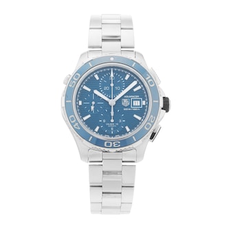 Pre-Owned TAG Heuer Aquaracer Chronograph 43mm Stainless Steel Pre-Owned TAG Heuer Aquaracer Chronograph 43mm Stainless Steel