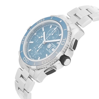 Pre-Owned TAG Heuer Aquaracer Chronograph 43mm Stainless Steel Pre-Owned TAG Heuer Aquaracer Chronograph 43mm Stainless Steel