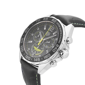Pre-Owned TAG Heuer Formula 1 Aston Martin Racing Special Edition 43mm Stainless Steel