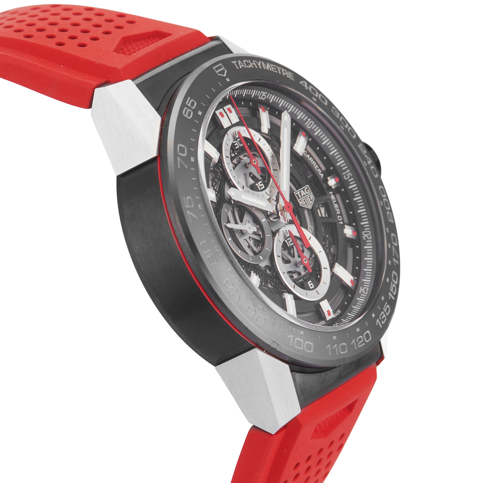 Pre-Owned TAG Heuer Carrera 45mm Stainless Steel and PVD