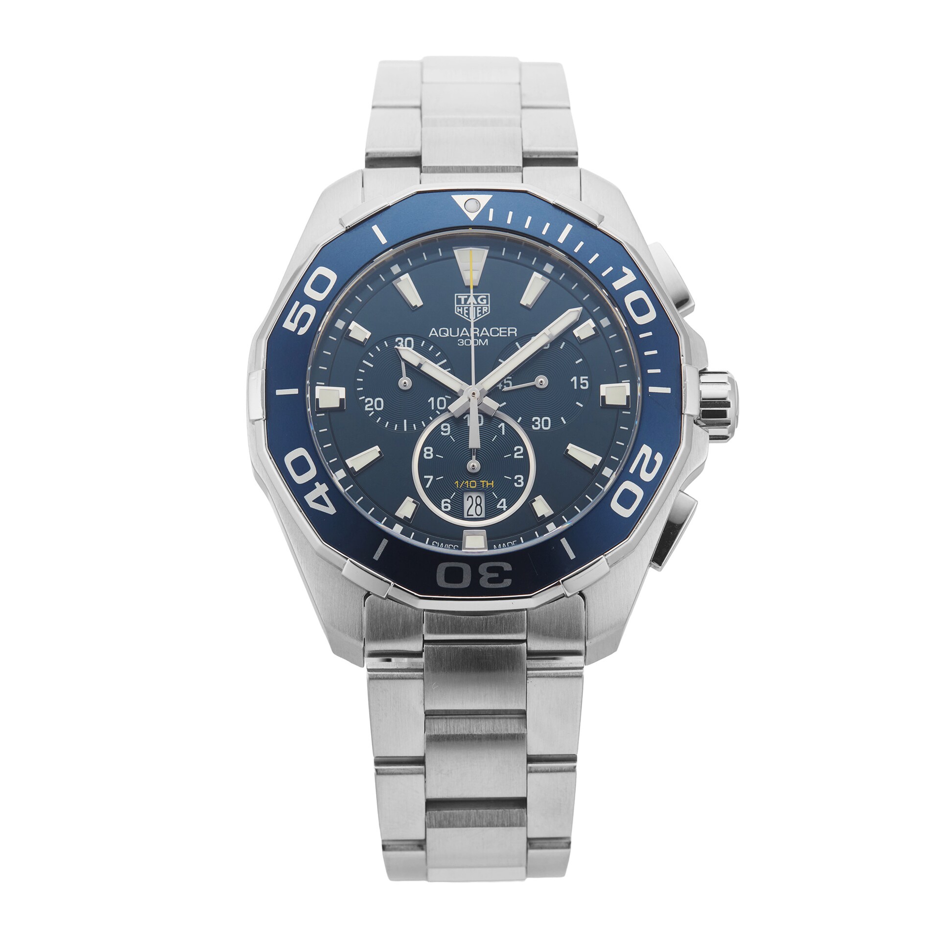 Pre-Owned TAG Heuer Aquaracer 43mm Stainless Steel Pre-Owned TAG Heuer Aquaracer 43mm Stainless Steel