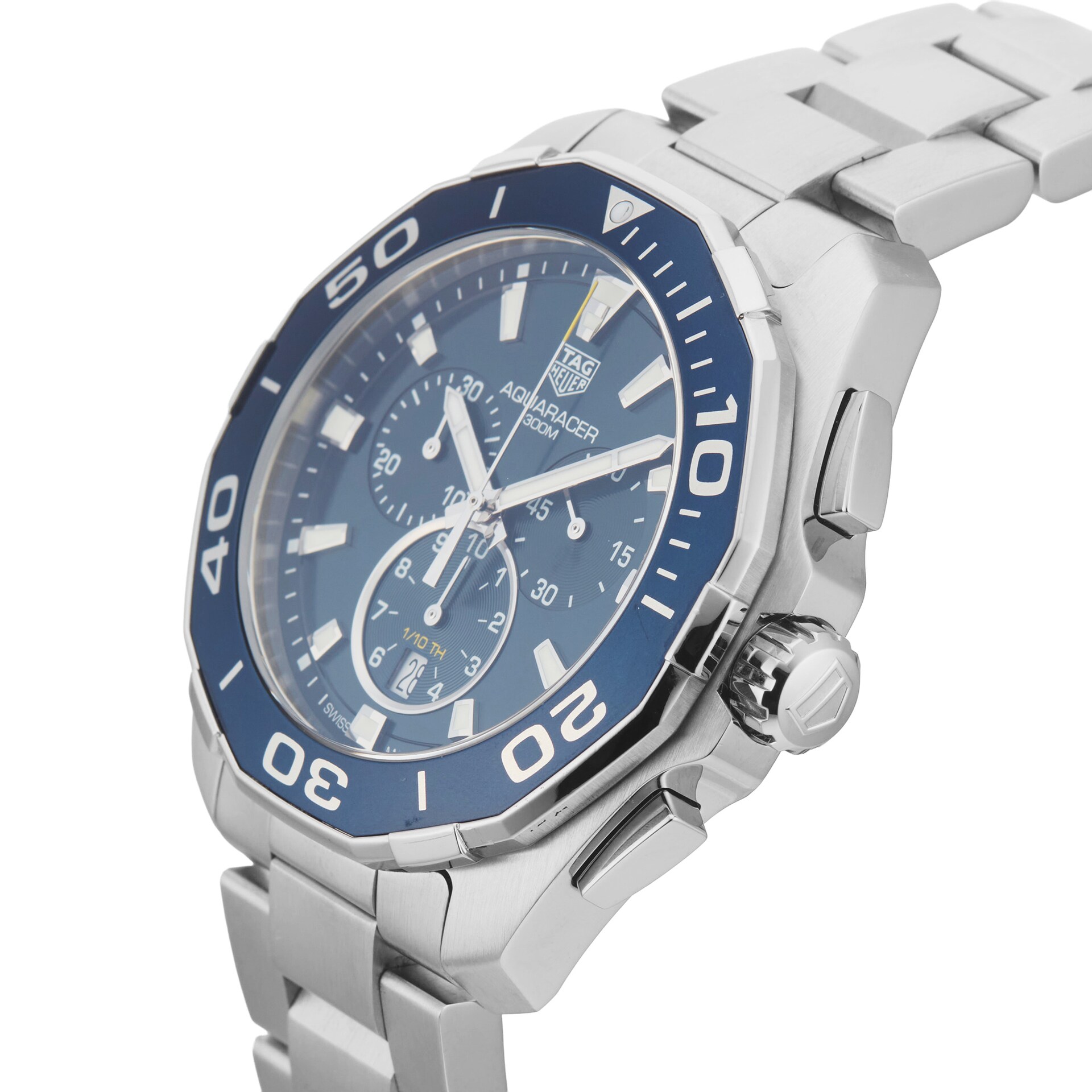Pre-Owned TAG Heuer Aquaracer 43mm Stainless Steel Pre-Owned TAG Heuer Aquaracer 43mm Stainless Steel