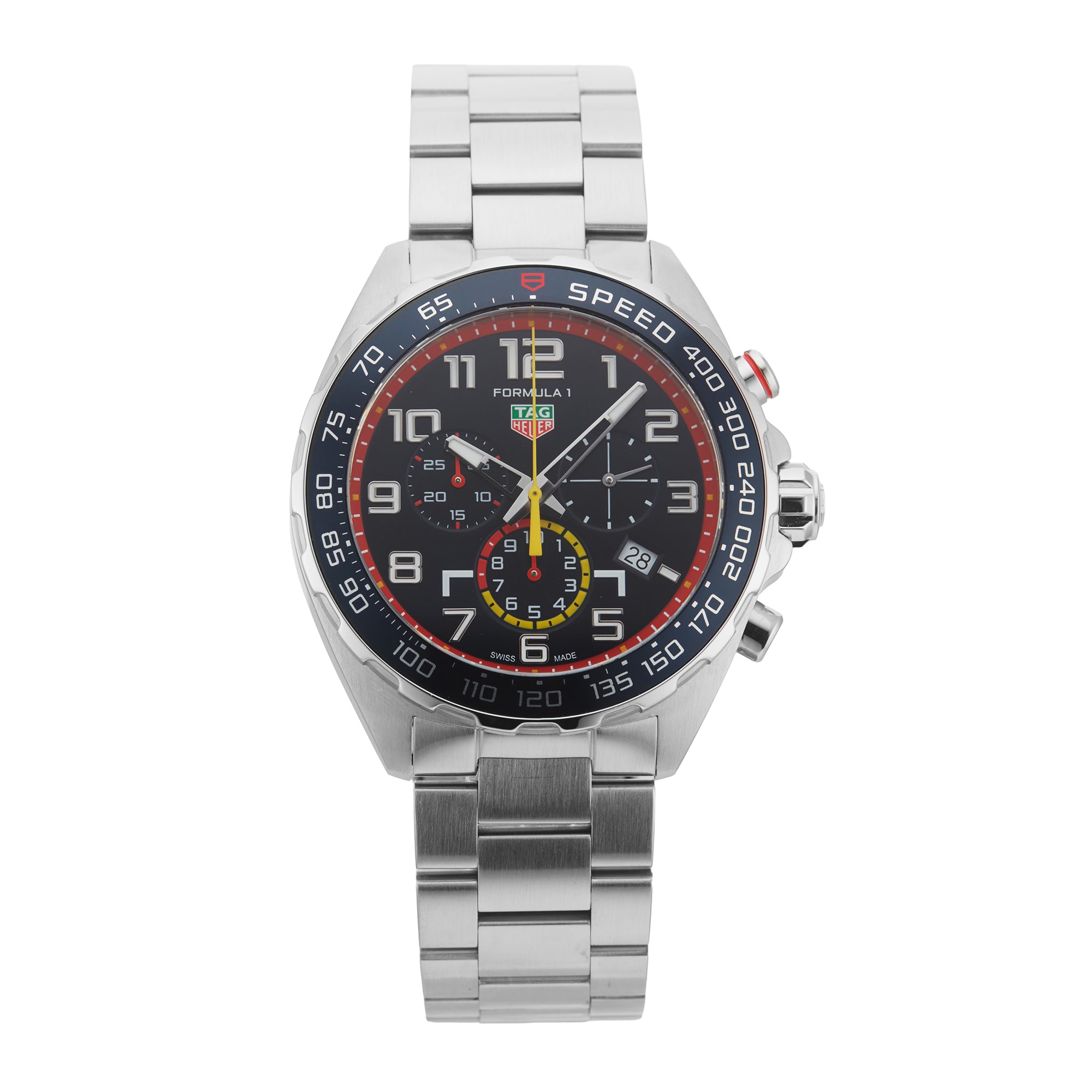Pre-Owned TAG Heuer Formula 1 Chronograph X Red Bull Racing 43mm Stainless Steel Pre-Owned TAG Heuer Formula 1 Chronograph X Red Bull Racing 43mm Stainless Steel