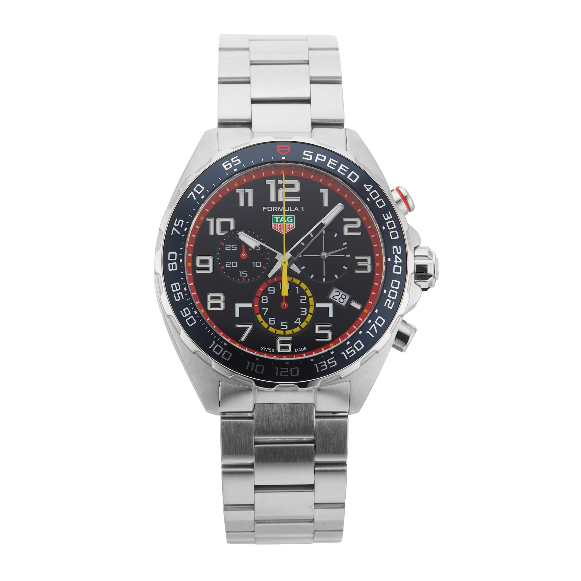 Pre-Owned TAG Heuer Formula 1 Chronograph X Red Bull Racing 43mm Stainless Steel Pre-Owned TAG Heuer Formula 1 Chronograph X Red Bull Racing 43mm Stainless Steel