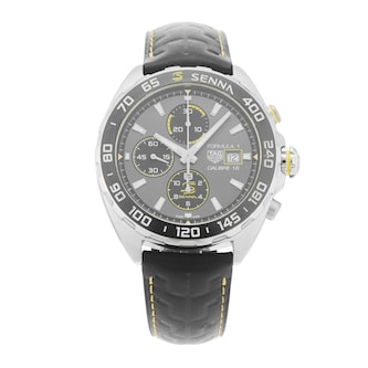 Pre-Owned TAG Heuer Formula 1 X Senna 44mm Stainless Steel Pre-Owned TAG Heuer Formula 1 X Senna 44mm Stainless Steel