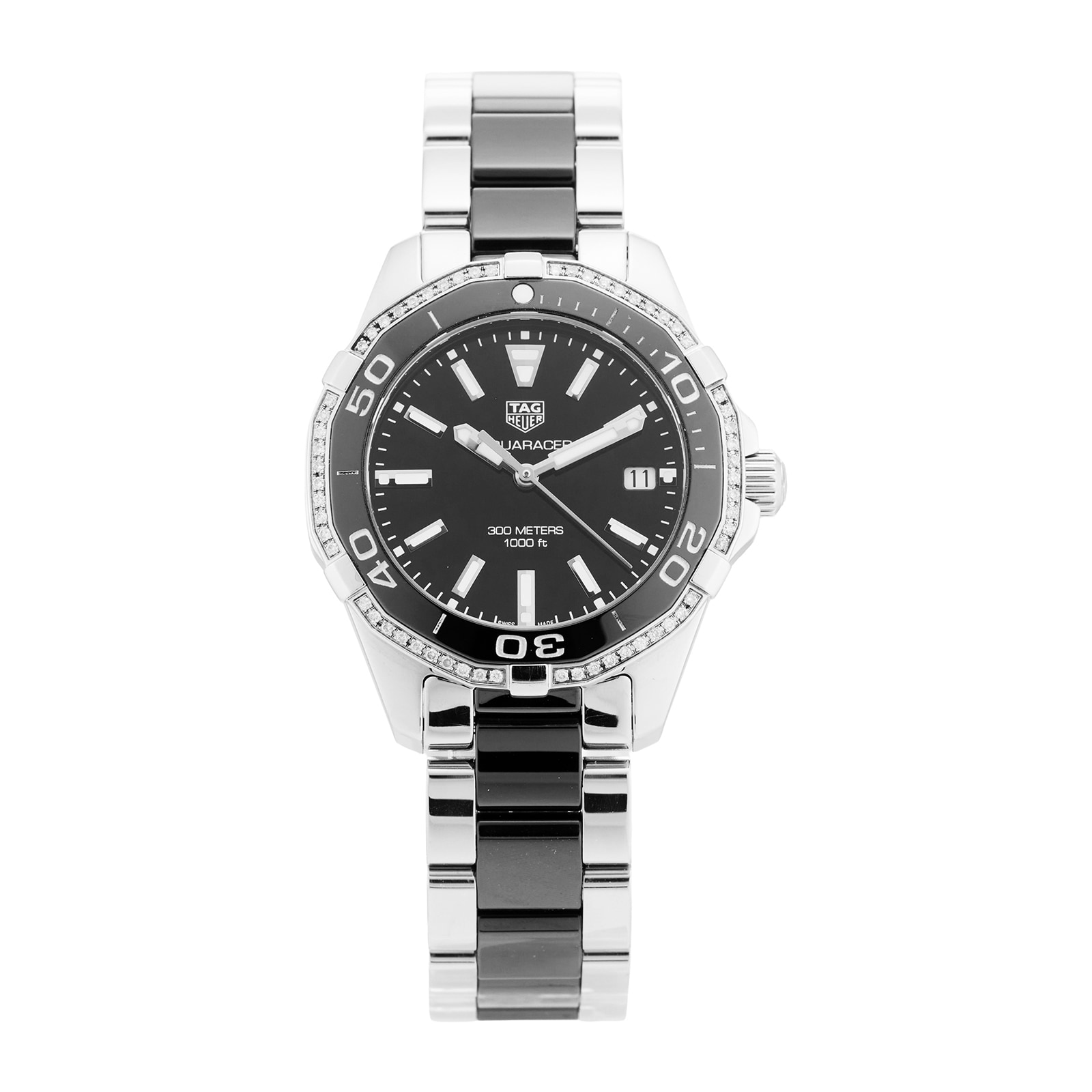 Pre-Owned TAG Heuer Aquaracer 35mm Stainless Steel Pre-Owned TAG Heuer Aquaracer 35mm Stainless Steel