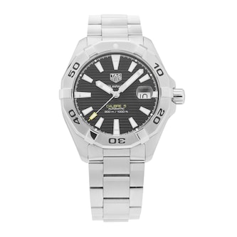 Pre-Owned TAG Heuer Aquaracer 41mm Stainless Steel Pre-Owned TAG Heuer Aquaracer 41mm Stainless Steel