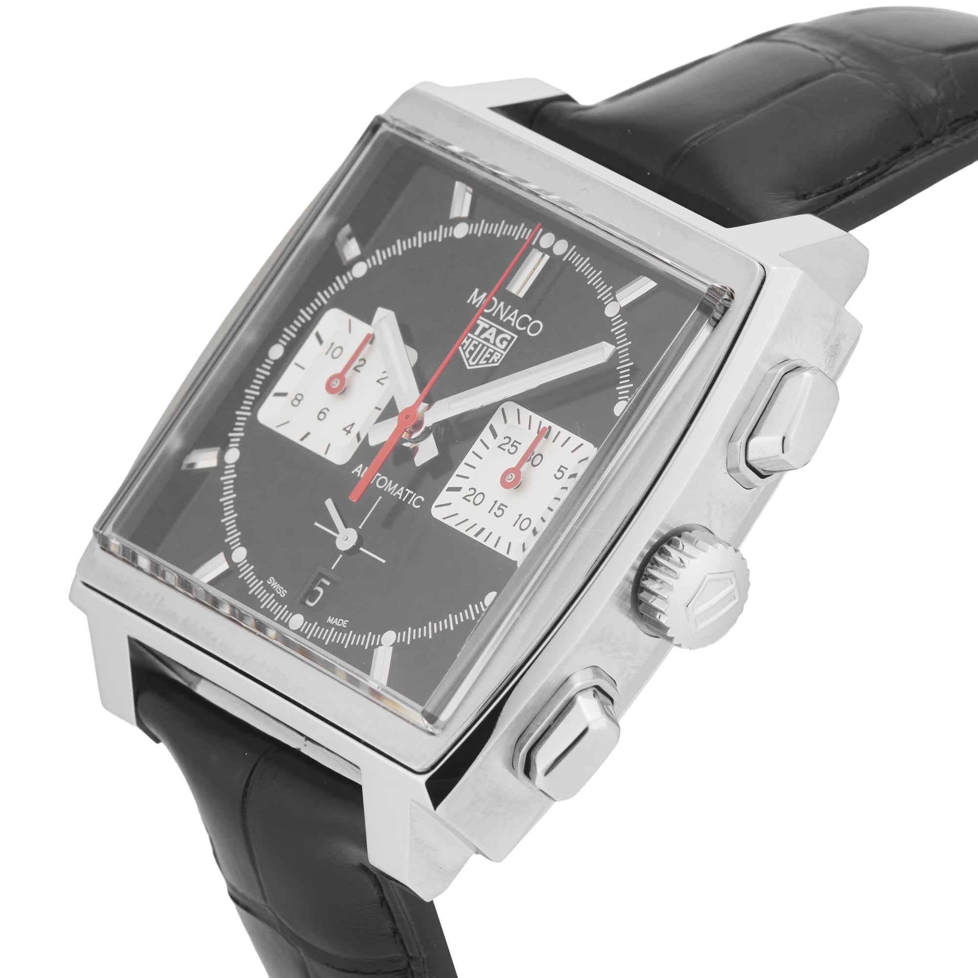 Pre-Owned TAG Heuer Monaco Chronograph 39mm Stainless Steel Pre-Owned TAG Heuer Monaco Chronograph 39mm Stainless Steel