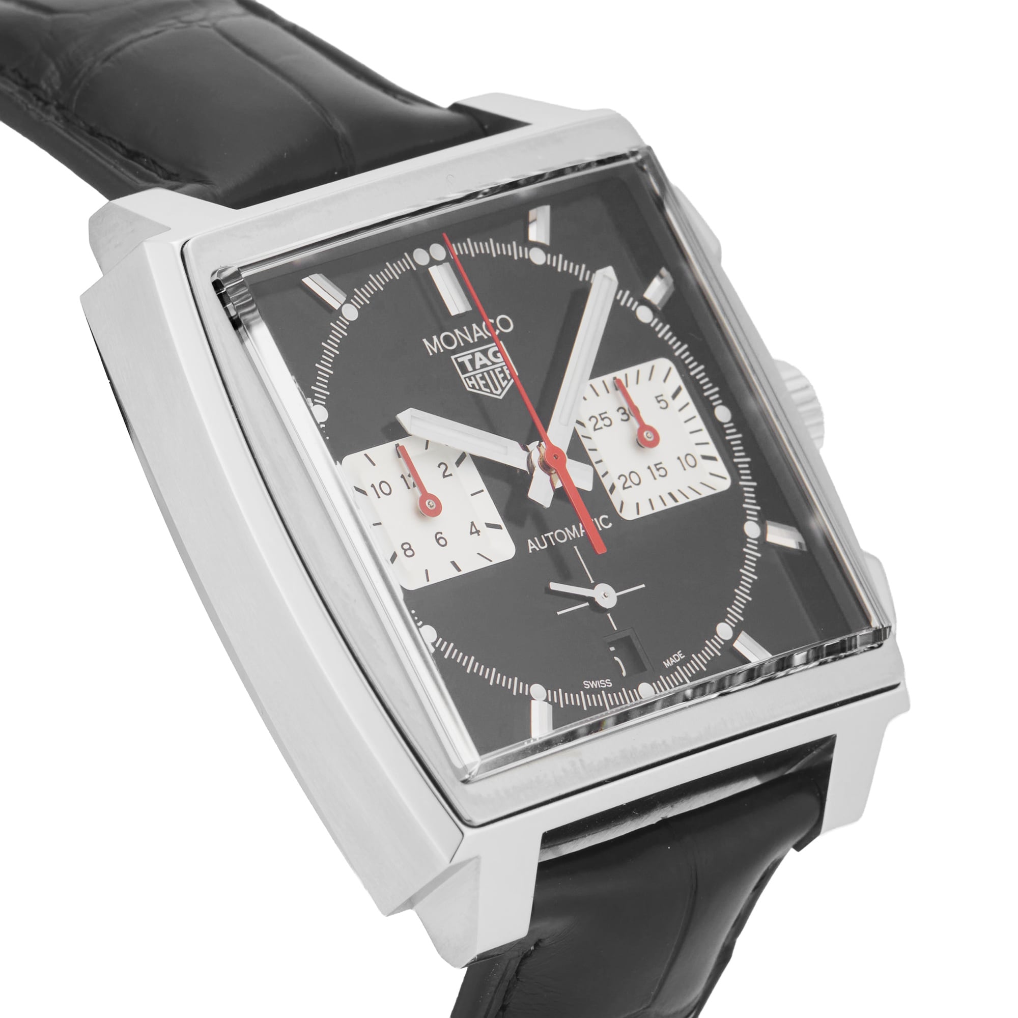 Pre-Owned TAG Heuer Monaco Chronograph 39mm Stainless Steel Pre-Owned TAG Heuer Monaco Chronograph 39mm Stainless Steel