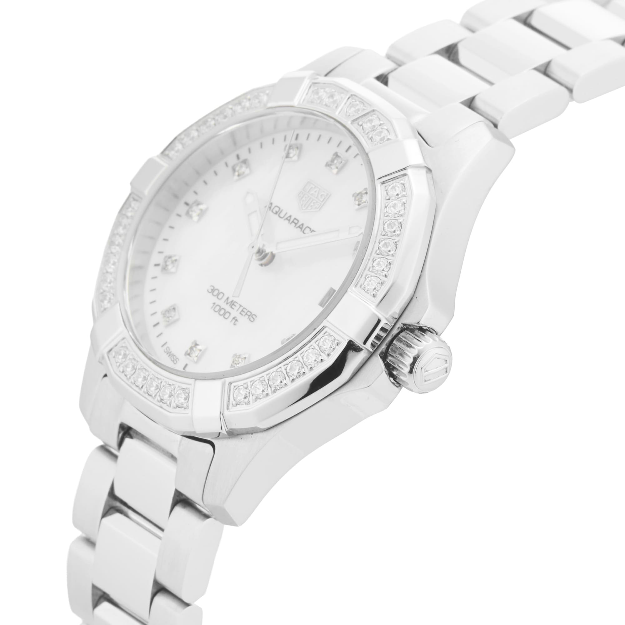 Pre-Owned TAG Heuer Aquaracer 32mm Stainless Steel Pre-Owned TAG Heuer Aquaracer 32mm Stainless Steel
