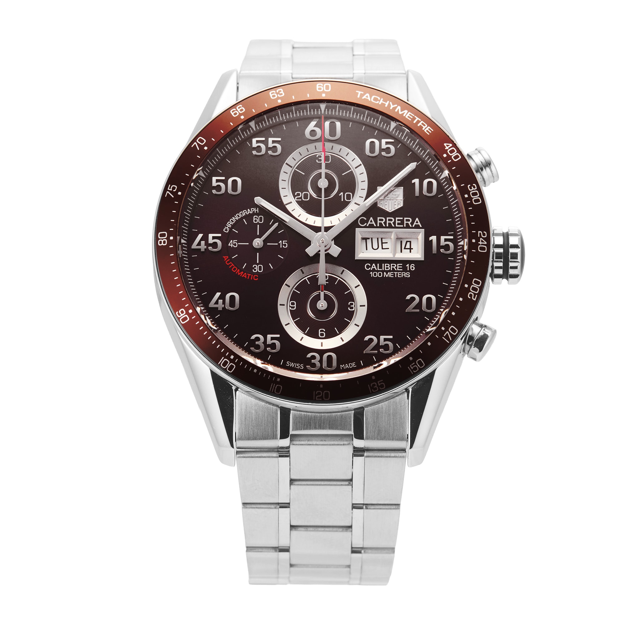 Pre-Owned TAG Heuer Carrera 43mm Stainless Steel Pre-Owned TAG Heuer Carrera 43mm Stainless Steel