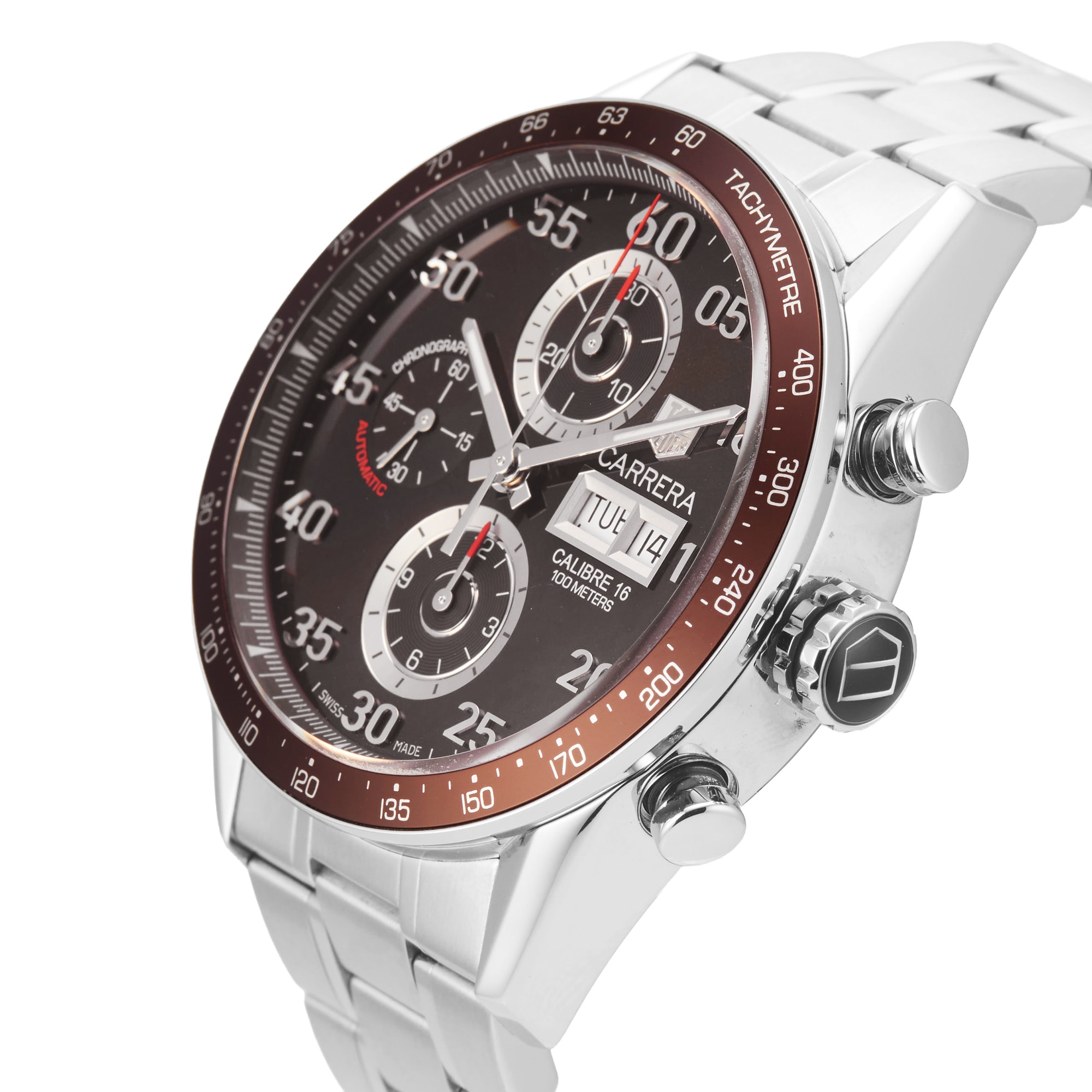 Pre-Owned TAG Heuer Carrera 43mm Stainless Steel Pre-Owned TAG Heuer Carrera 43mm Stainless Steel