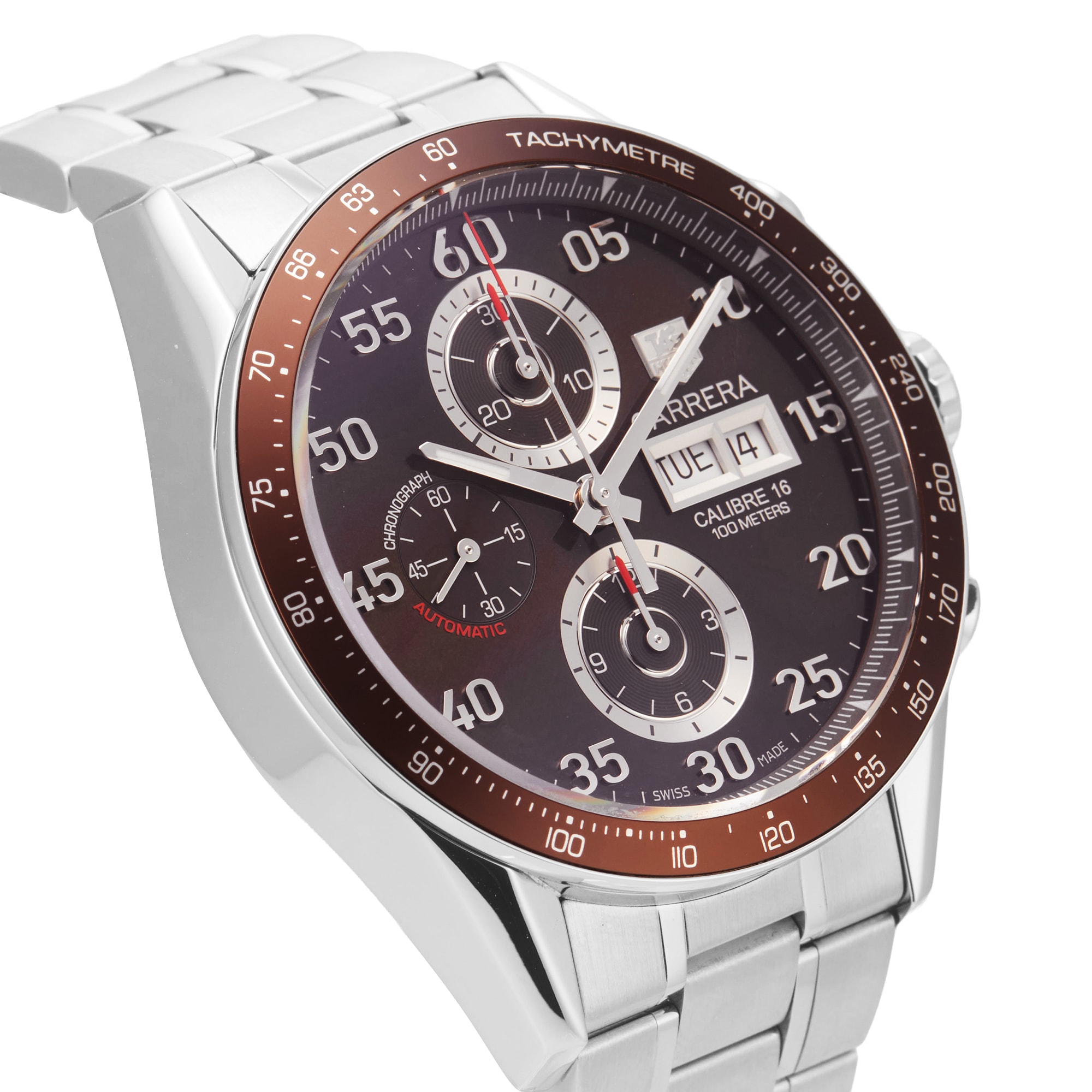 Pre-Owned TAG Heuer Carrera 43mm Stainless Steel Pre-Owned TAG Heuer Carrera 43mm Stainless Steel