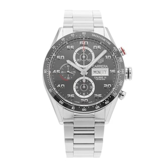 Pre-Owned TAG Heuer Carrera 43mm Stainless Steel and Ceramic Pre-Owned TAG Heuer Carrera 43mm Stainless Steel and Ceramic