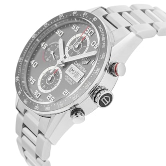 Pre-Owned TAG Heuer Carrera 43mm Stainless Steel and Ceramic Pre-Owned TAG Heuer Carrera 43mm Stainless Steel and Ceramic
