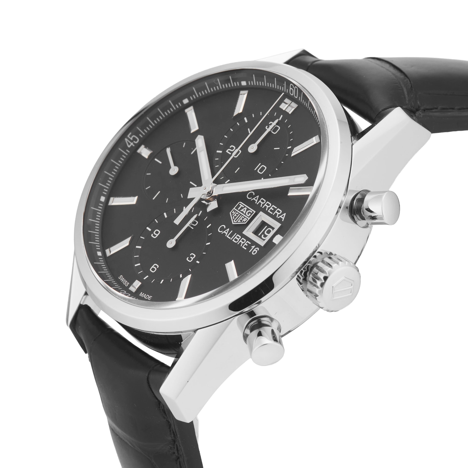 Pre-Owned TAG Heuer Carrera 41mm Stainless Steel Pre-Owned TAG Heuer Carrera 41mm Stainless Steel