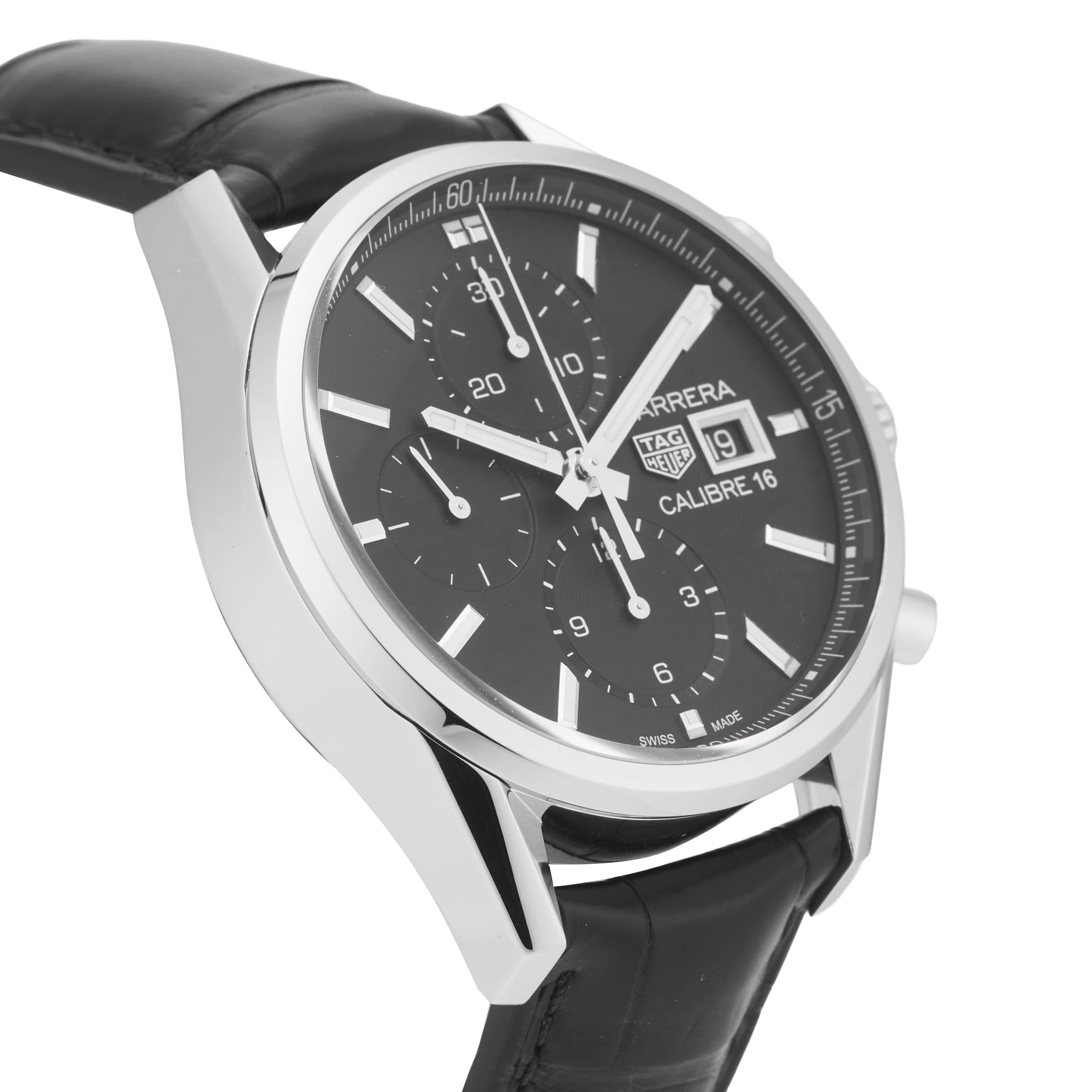 Pre-Owned TAG Heuer Carrera 41mm Stainless Steel Pre-Owned TAG Heuer Carrera 41mm Stainless Steel