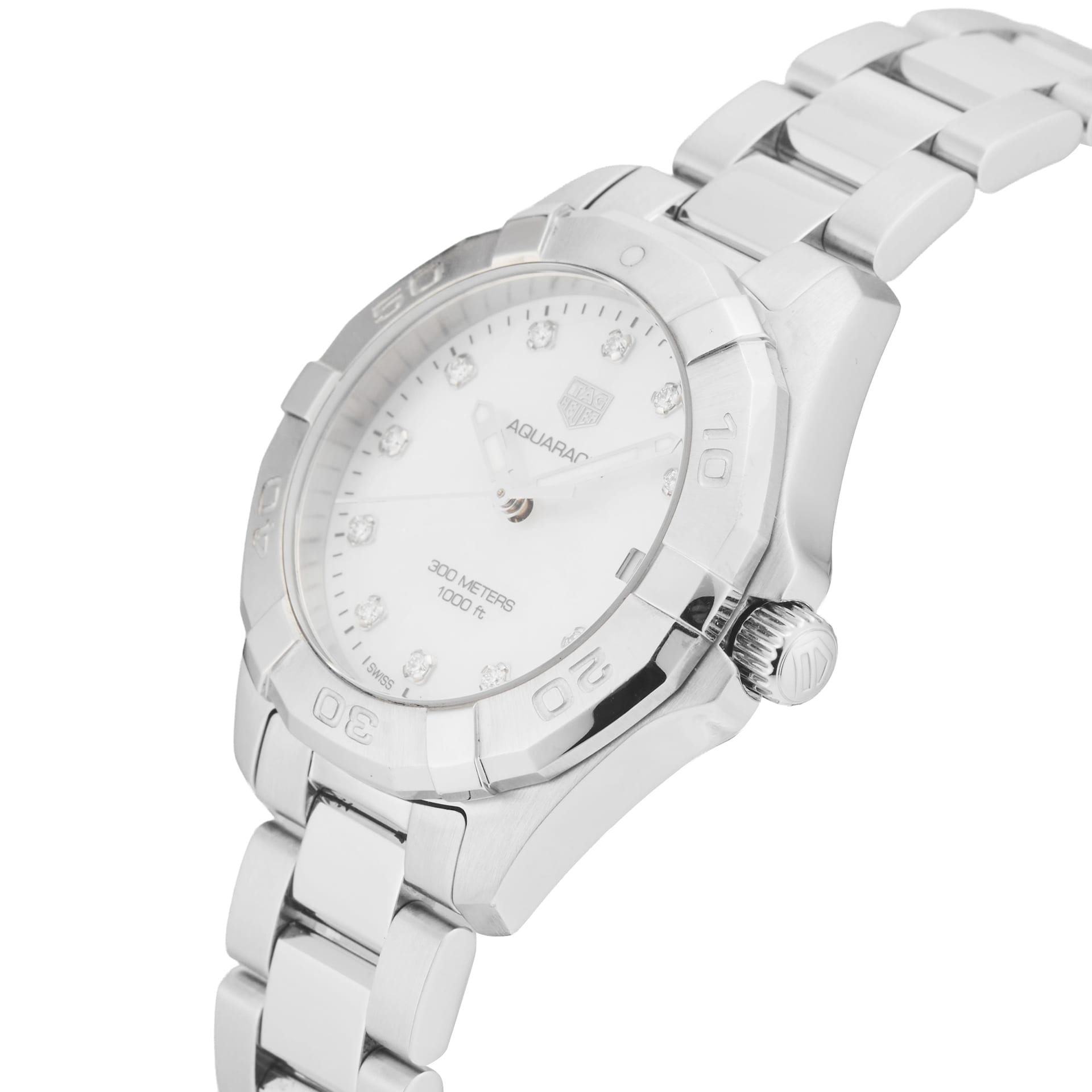 Pre-Owned TAG Heuer Aquaracer Quartz 32mm Stainless Steel Pre-Owned TAG Heuer Aquaracer Quartz 32mm Stainless Steel