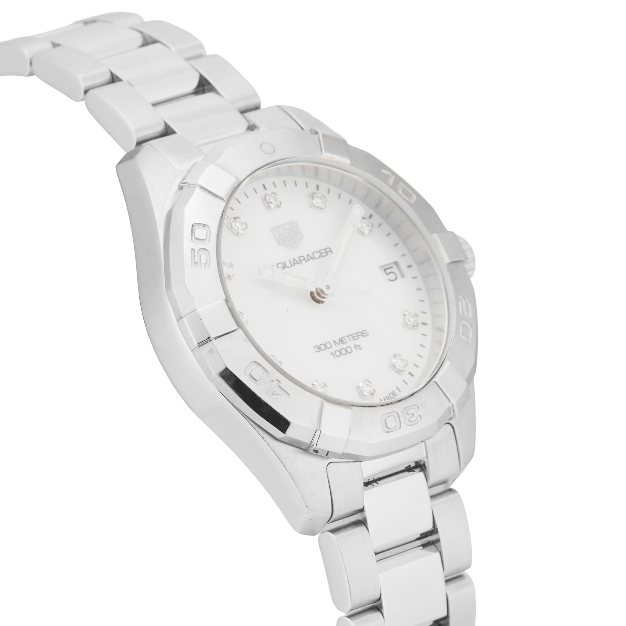 Pre-Owned TAG Heuer Aquaracer Quartz 32mm Stainless Steel Pre-Owned TAG Heuer Aquaracer Quartz 32mm Stainless Steel