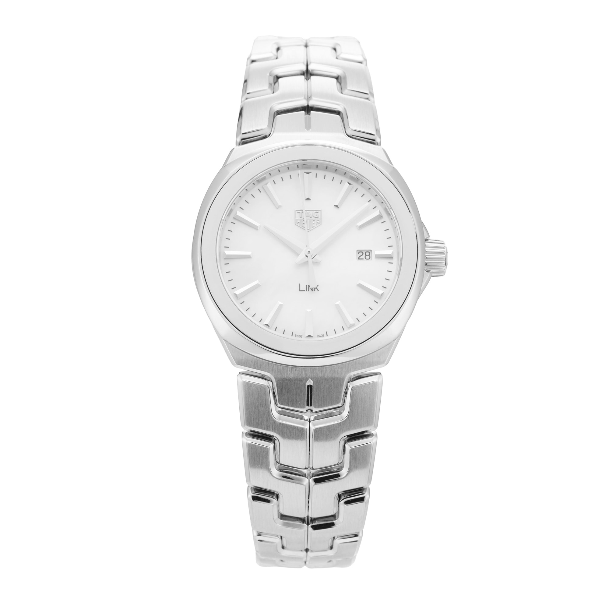 Pre-Owned TAG Heuer Link Date Quartz 32mm Stainless Steel Pre-Owned TAG Heuer Link Date Quartz 32mm Stainless Steel