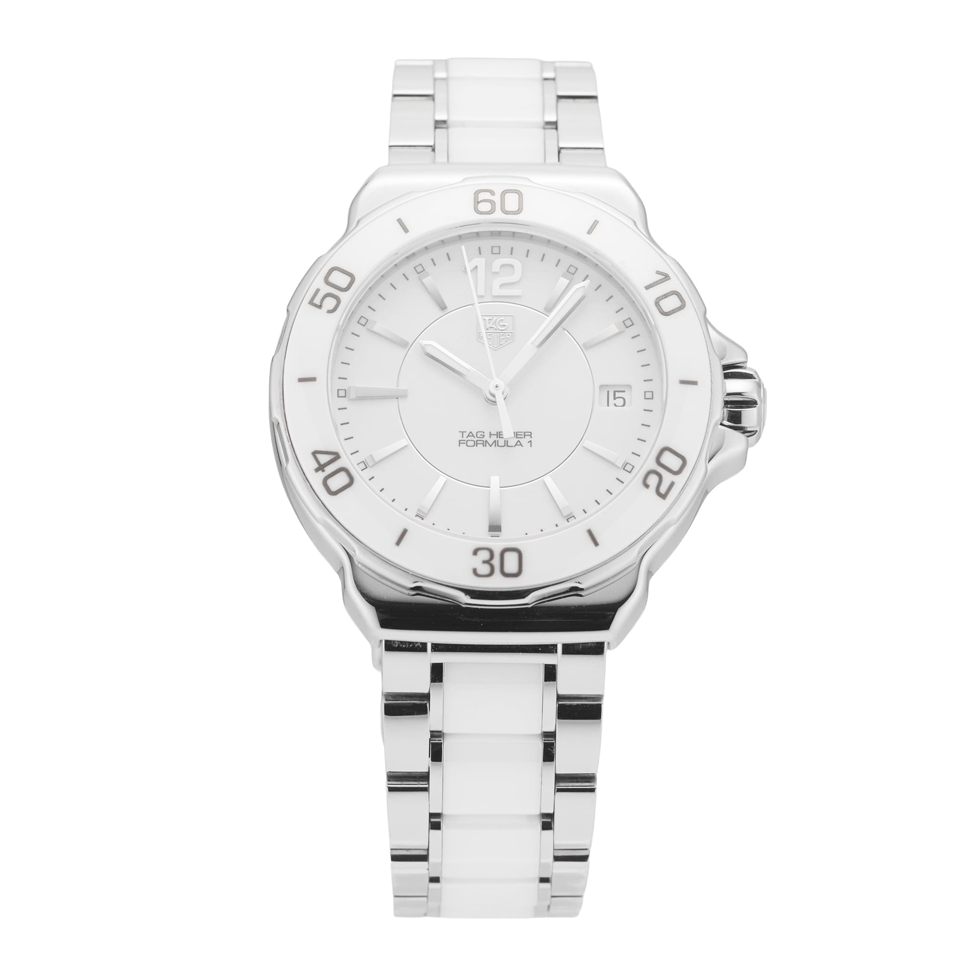 Pre-Owned TAG Heuer Formula 1 37mm Stainless Steel and Ceramic Pre-Owned TAG Heuer Formula 1 37mm Stainless Steel and Ceramic
