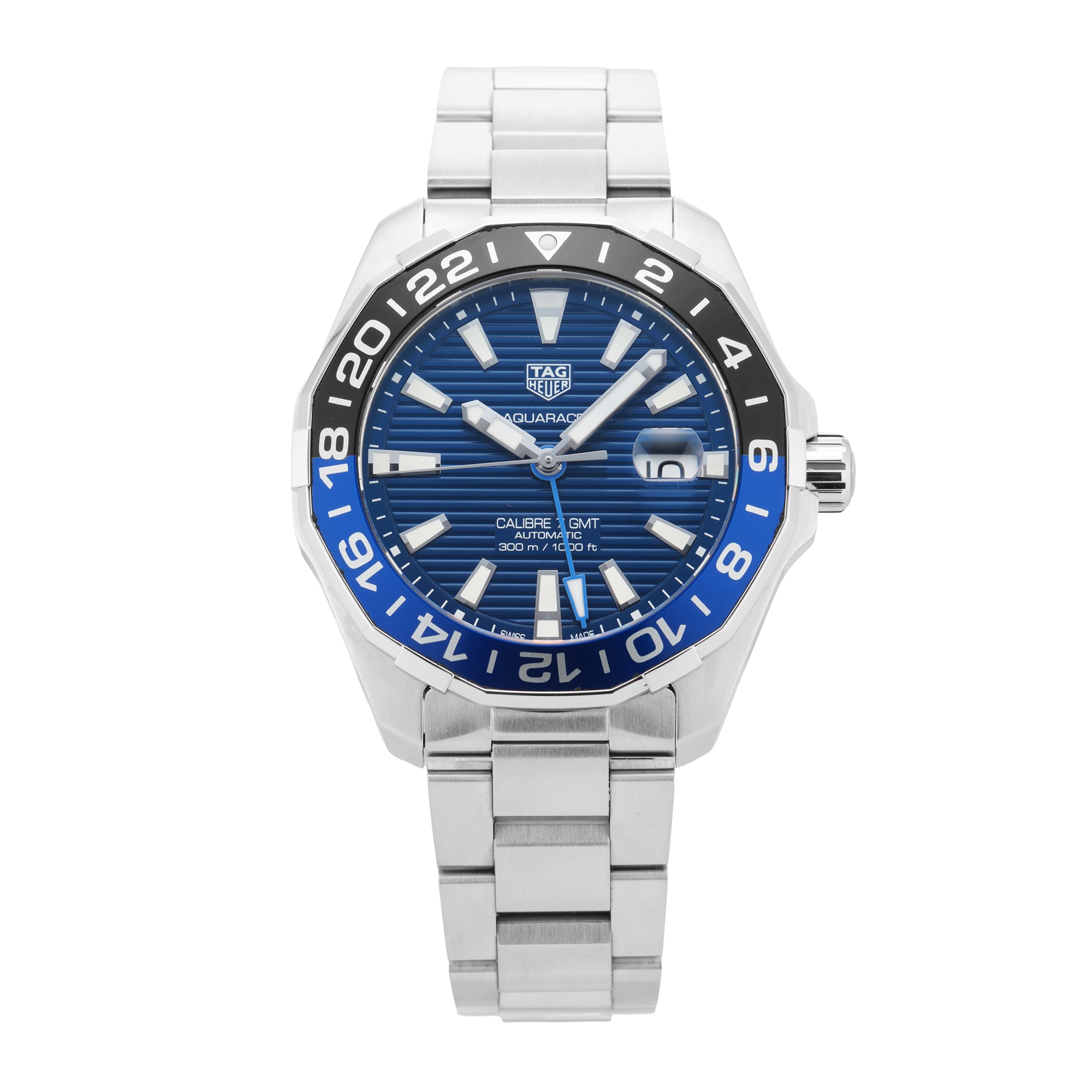 Pre-Owned TAG Heuer Aquaracer 43mm Stainless Steel Pre-Owned TAG Heuer Aquaracer 43mm Stainless Steel