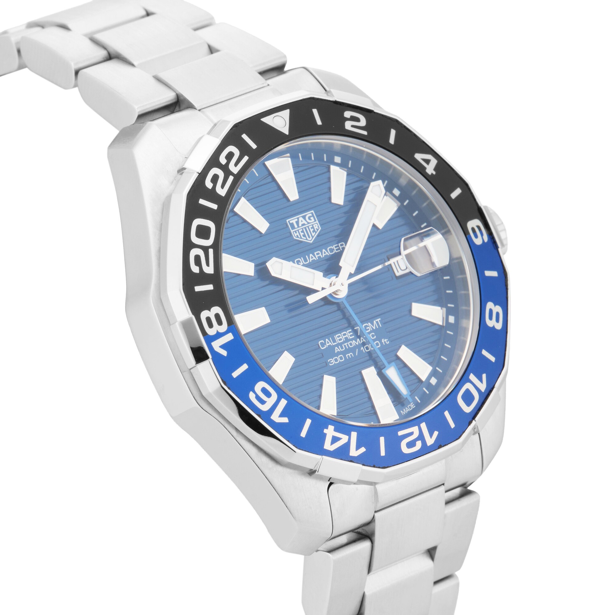 Pre-Owned TAG Heuer Aquaracer 43mm Stainless Steel Pre-Owned TAG Heuer Aquaracer 43mm Stainless Steel