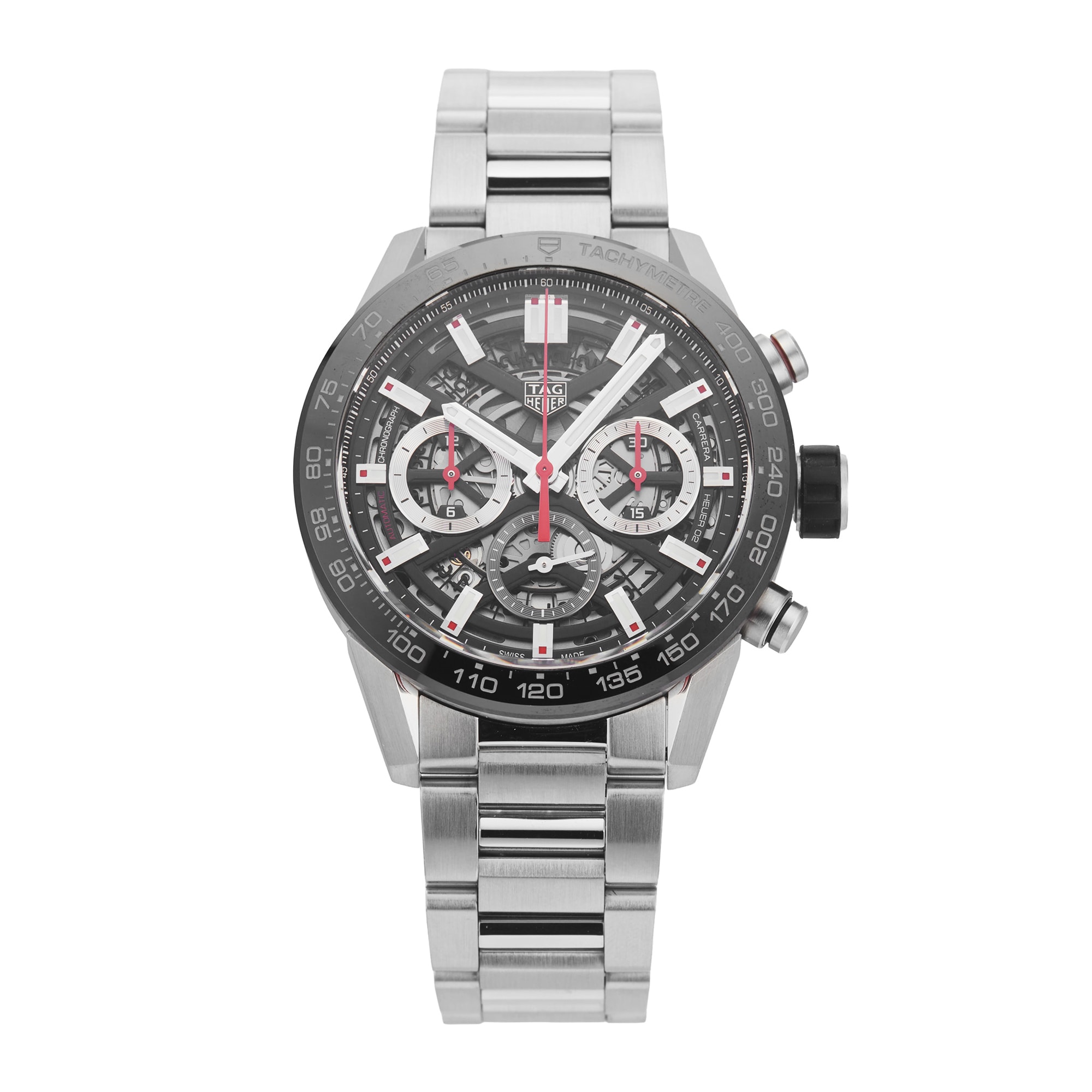 Pre-Owned TAG Heuer Carrera 43mm Stainless Steel Pre-Owned TAG Heuer Carrera 43mm Stainless Steel