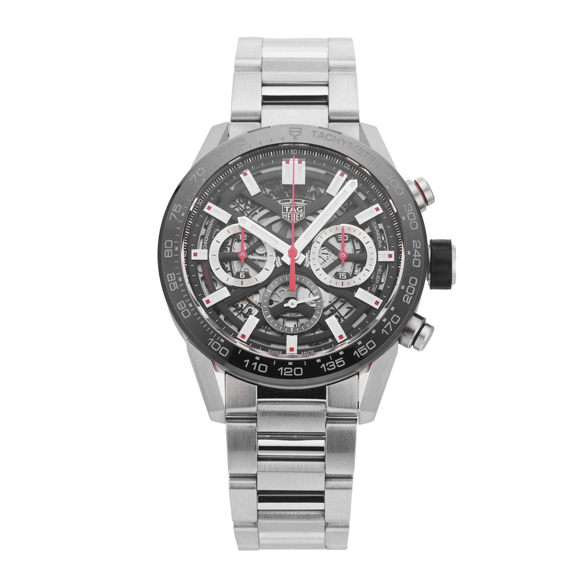 Pre-Owned TAG Heuer Carrera 43mm Stainless Steel Pre-Owned TAG Heuer Carrera 43mm Stainless Steel