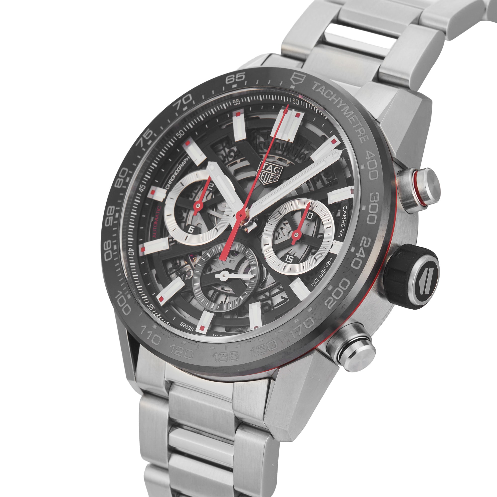 Pre-Owned TAG Heuer Carrera 43mm Stainless Steel Pre-Owned TAG Heuer Carrera 43mm Stainless Steel