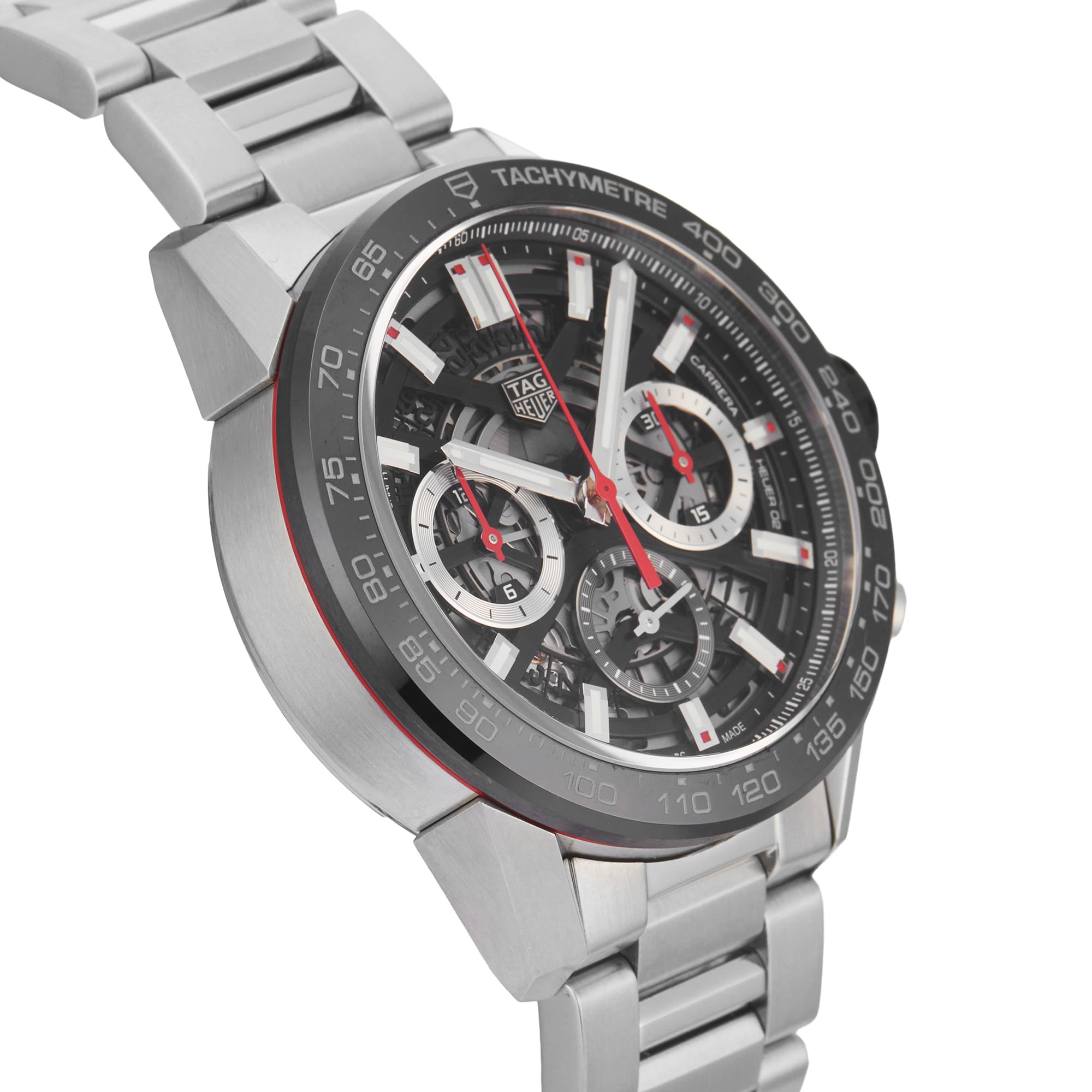 Pre-Owned TAG Heuer Carrera 43mm Stainless Steel Pre-Owned TAG Heuer Carrera 43mm Stainless Steel