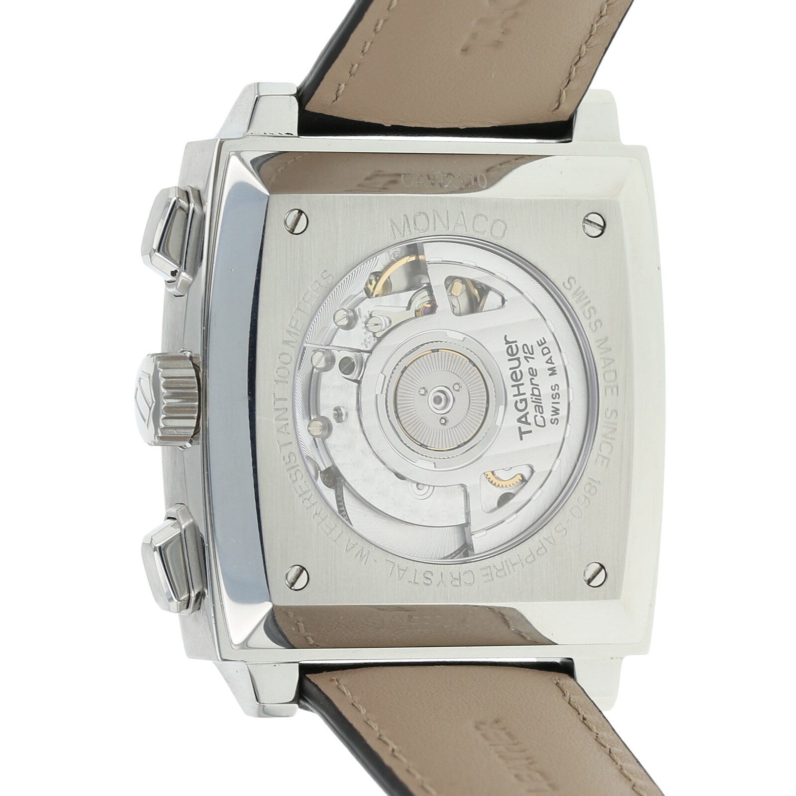 Pre-Owned TAG Heuer Pre-Owned TAG Heuer Monaco Calibre 12 Mens Watch CAW2110