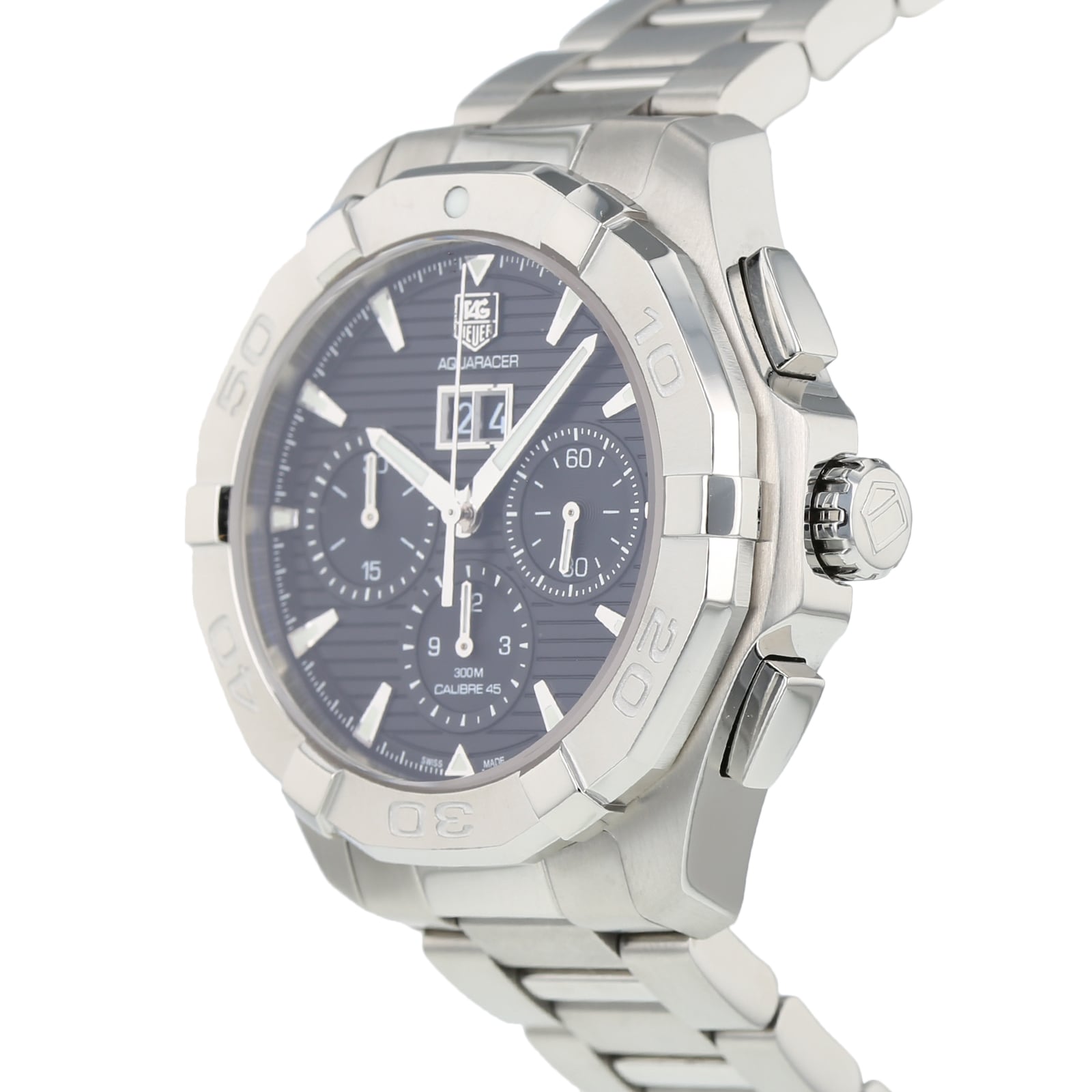 Pre Owned TAG Heuer Aquaracer Calibre 45 Mens Watch CAY211Z.BA0926