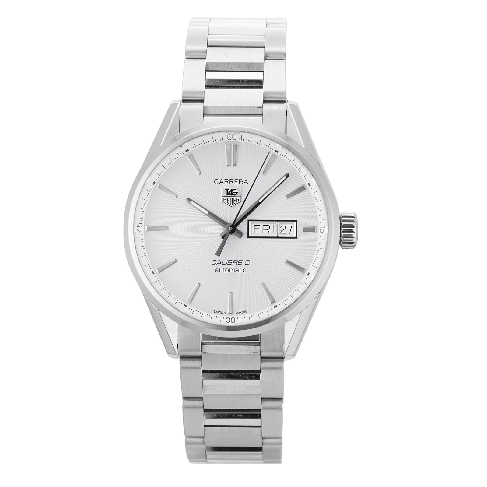 Pre-Owned TAG Heuer Carrera Calibre 5 Mens Watch WAR201B.BA0723 Pre-Owned TAG Heuer Carrera Calibre 5 Mens Watch WAR201B.BA0723