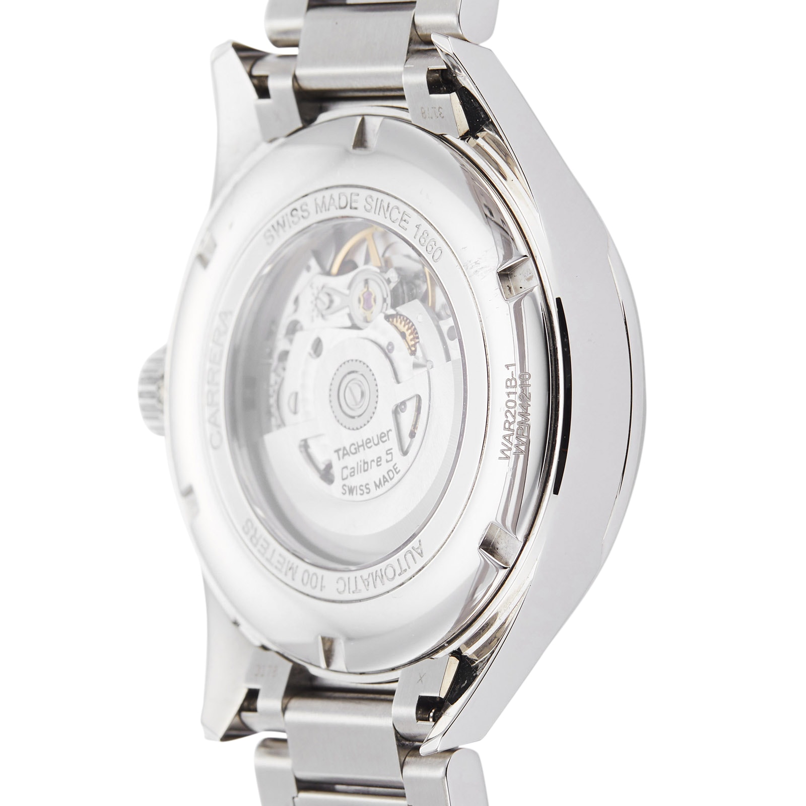 Pre-Owned TAG Heuer Carrera Calibre 5 Mens Watch WAR201B.BA0723 Pre-Owned TAG Heuer Carrera Calibre 5 Mens Watch WAR201B.BA0723